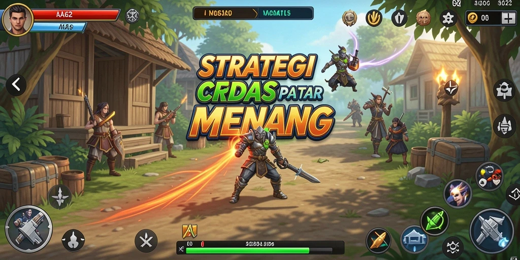 Gameplay AA62 dengan taktik strategi yang menegangkan.