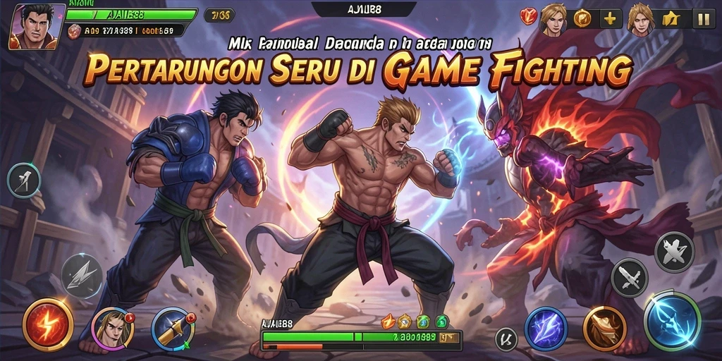 Tampilan mengesankan dari pertandingan pertarungan AJAIB88.