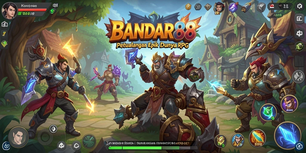 Tampilan gameplay seru dalam BANDAR88 yang memukau.