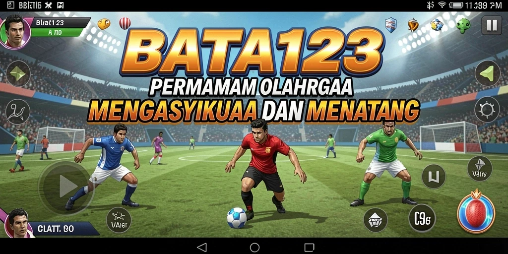 Tampilan gameplay <strong>BATA123</strong> yang mendebarkan dan penuh aksi olahraga.