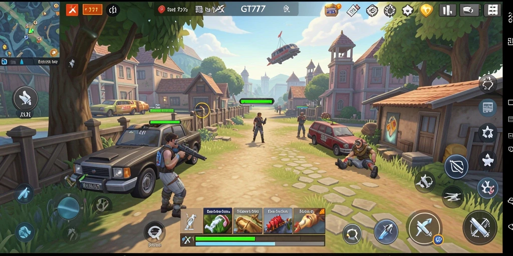 Tampak gameplay menyenangkan dari GT777 dengan aksi yang menarik.