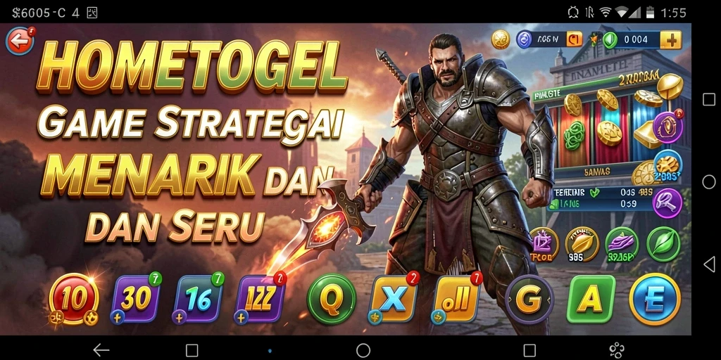 Gameplay seru dengan strategi pembangunan kerajaan di HOMETOGEL.