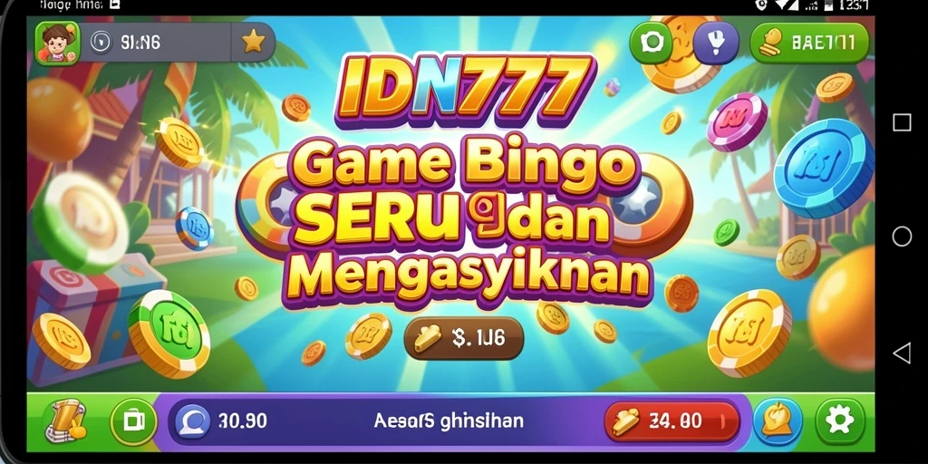 Tampilan gameplay Bingo yang seru dan interaktif dari IDN777.