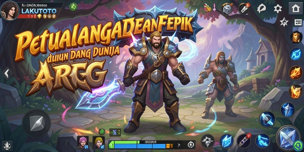 Screenshot gameplay <strong>LAKUTOTO</strong> yang menampilkan aksi pertarungan yang mendebarkan.