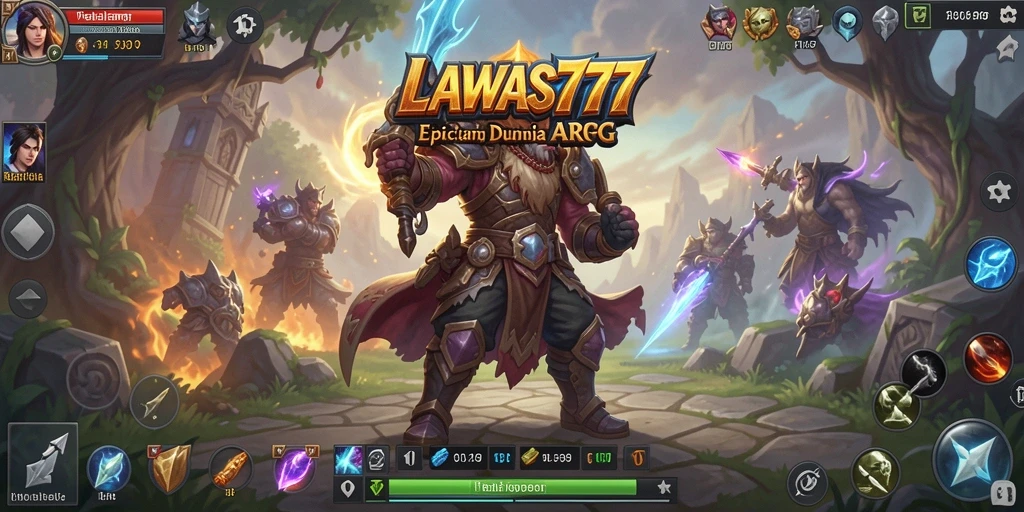 Tampilan gameplay seru dalam game ARPG LAWAS777.