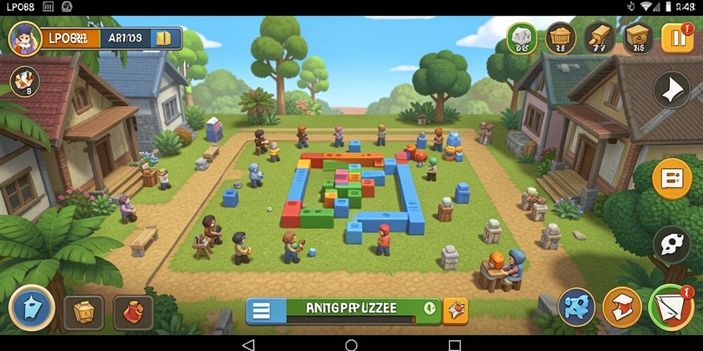 Screenshot gameplay LPO88 menampilkan tantangan puzzle yang menarik.