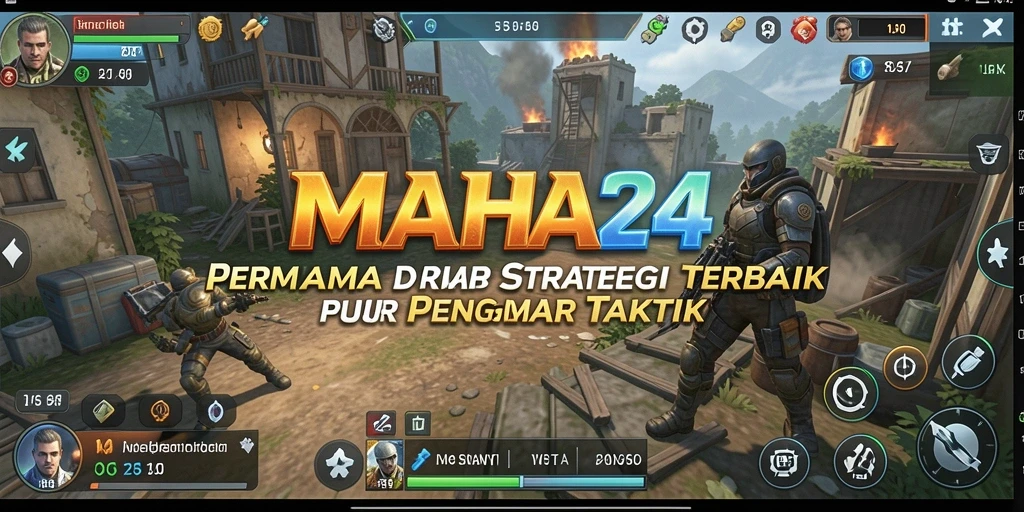 Tampilan gameplay MAHA24 dengan pertempuran strategis yang mendebarkan.