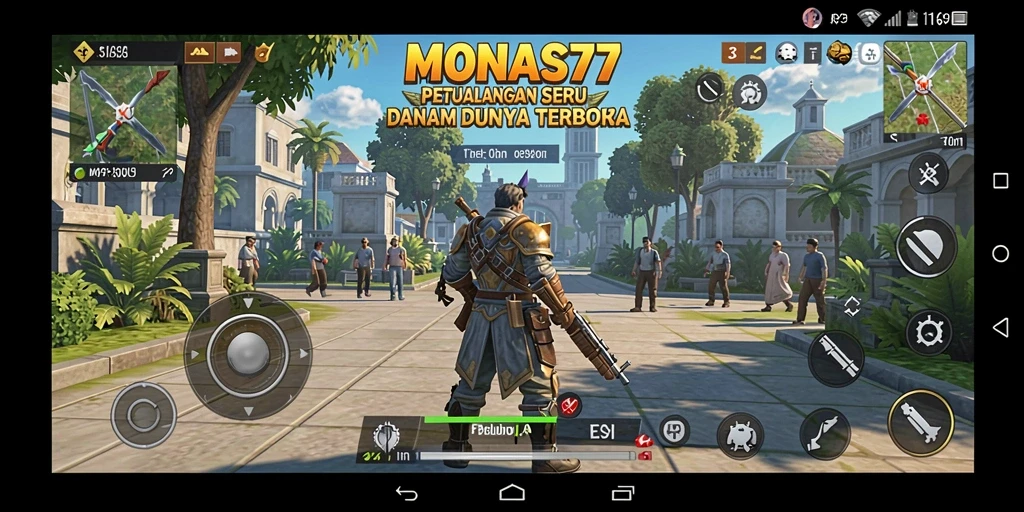 Gambaran gameplay MONAS77 yang menarik dalam dunia terbuka.