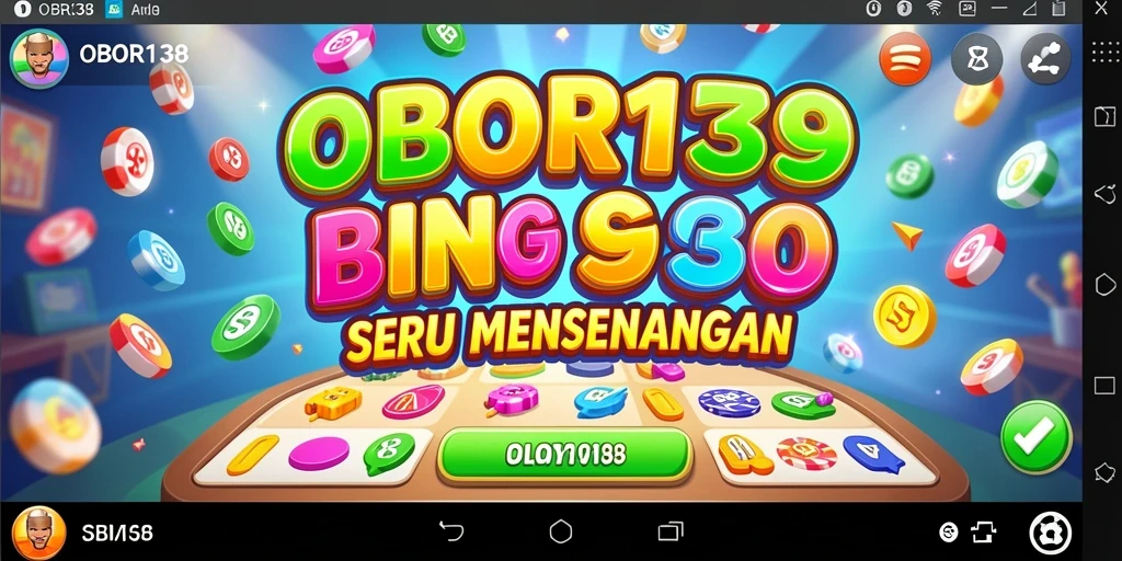 Tampilan gameplay Bingo yang menarik di OBOR138.