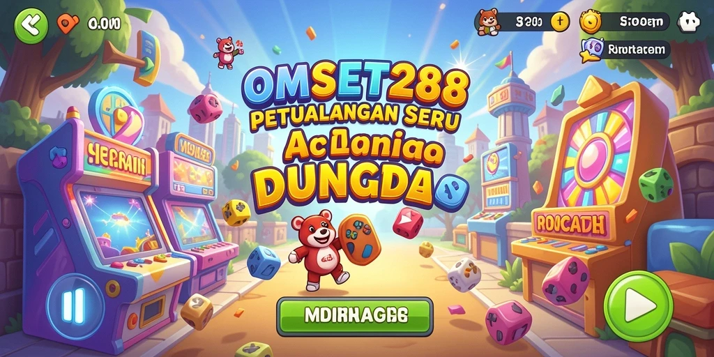 Tangkapan layar menampilkan gameplay seru OMSET288 di kategori Arcade.