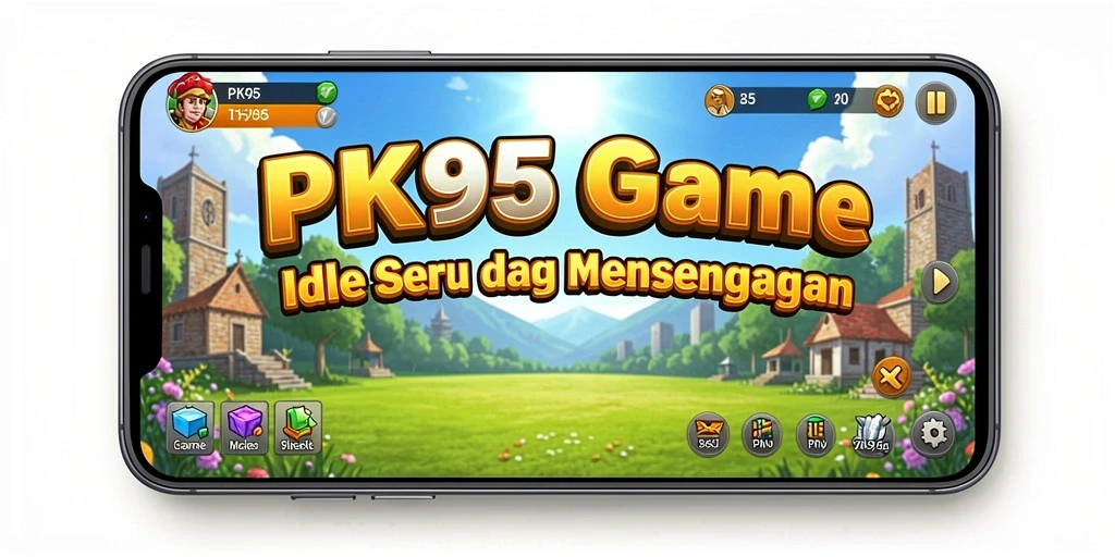 Tampilan gameplay seru dari PK95 yang menghibur.