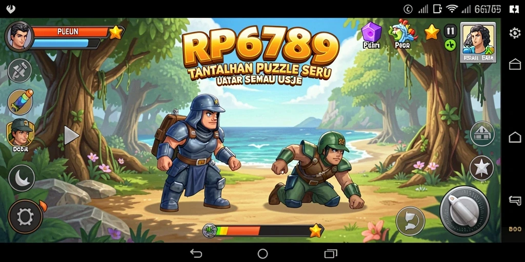 Tangkapan layar utama RP6789 menampilkan gameplay teka-teki yang mendebarkan.