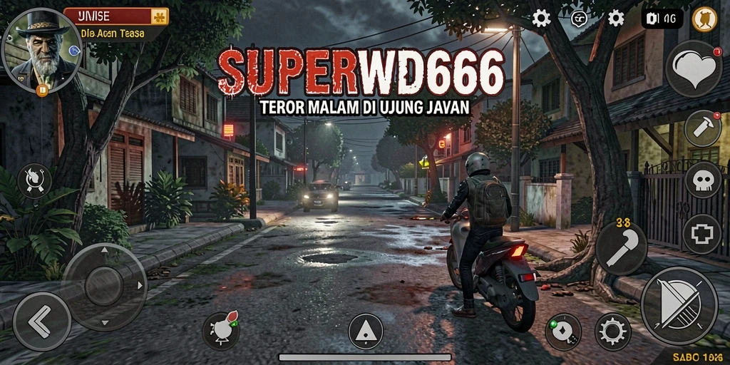 Gameplay menakutkan di dalam dunia gelap SUPERWD666.