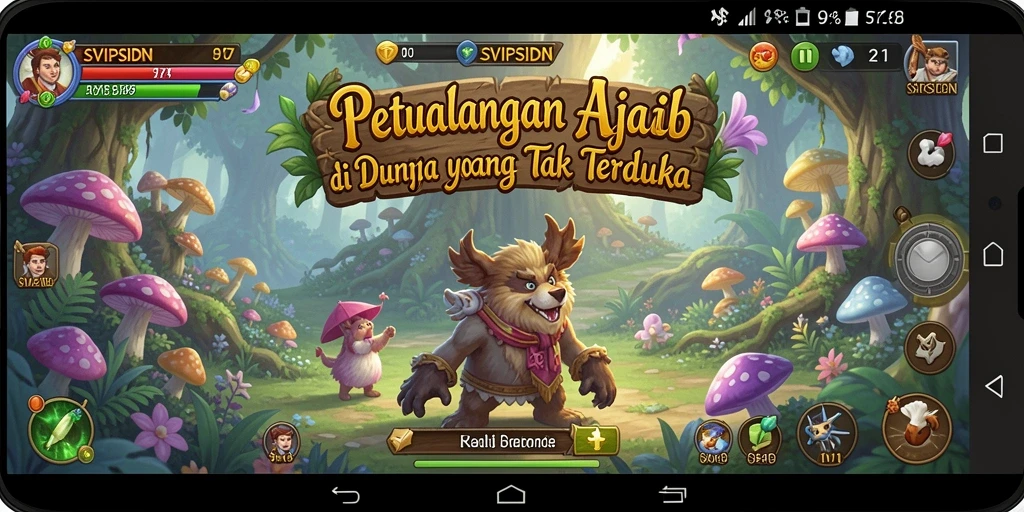 Screenshot gameplay SVIPSIDN menampilkan petualangan seru yang menantang.