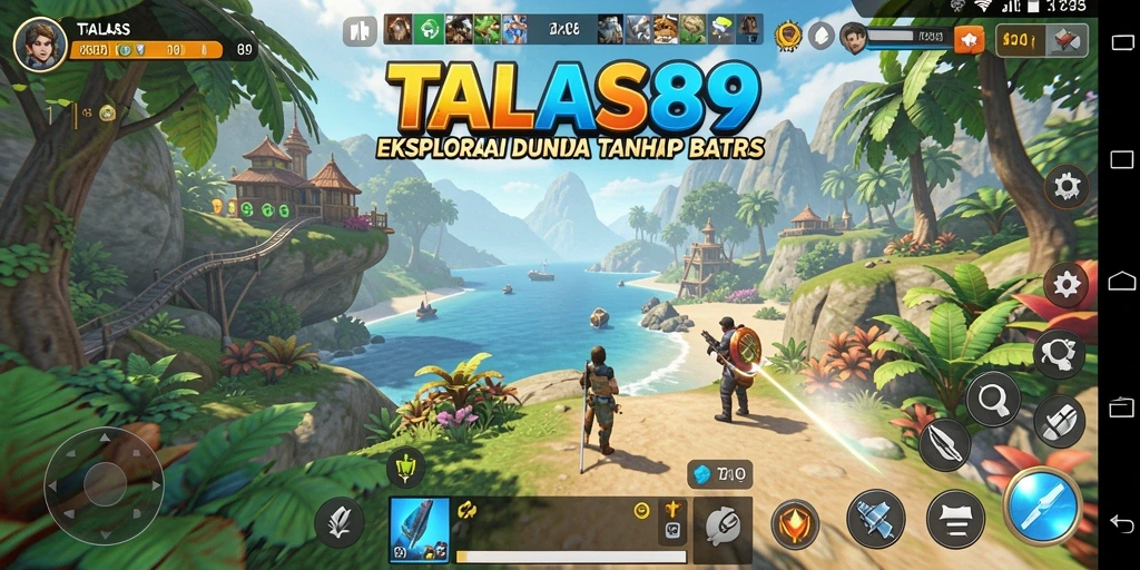 Tampilan gameplay menakjubkan di dunia terbuka TALAS89.