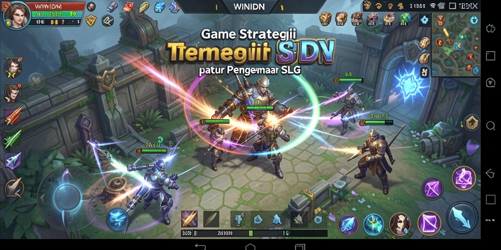 Tampilan gameplay seru dan strategi mendebarkan di WINIDN.